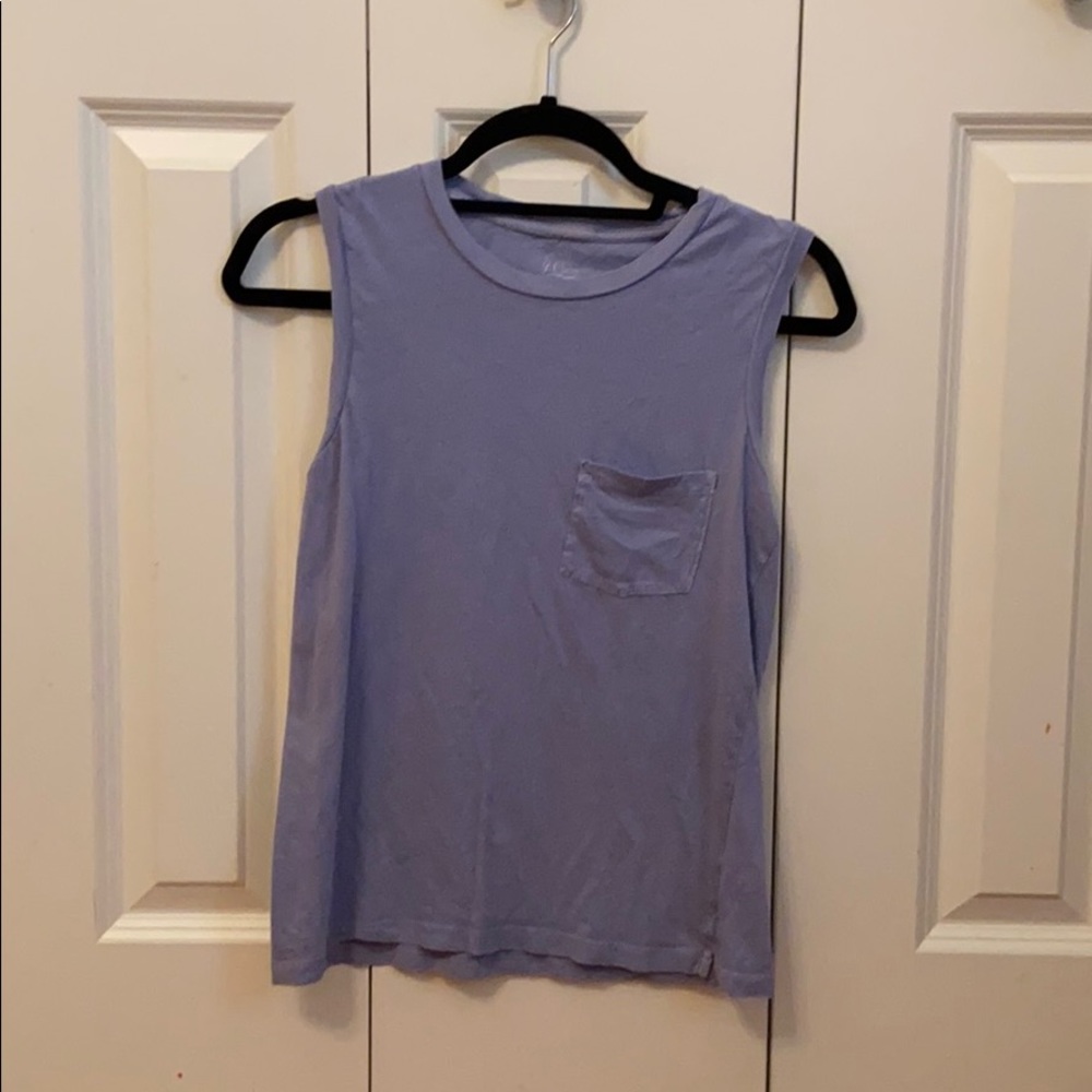 J. Crew light blue tank top, XS